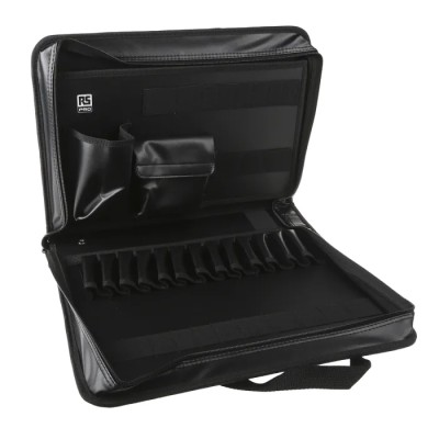 RS PRO Polyester Tool Wallet, Burgandy, Zipper Lock, 400 mm Length x 295 mm Width x 80 mm Depth 707-7265