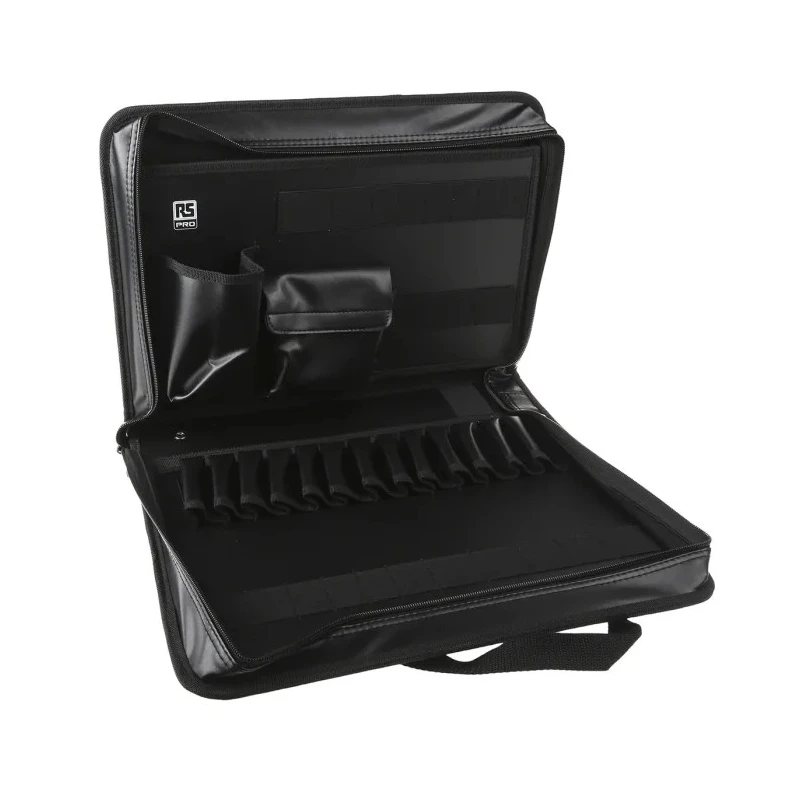 RS PRO Polyester Tool Wallet, Burgandy, Zipper Lock, 400 mm Length x 295 mm Width x 80 mm Depth 707-7265