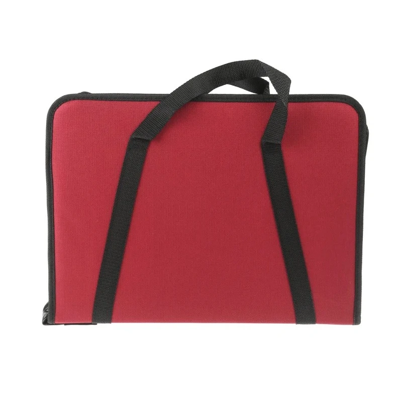 RS PRO Polyester Tool Wallet, Burgandy, Zipper Lock, 400 mm Length x 295 mm Width x 80 mm Depth 707-7265