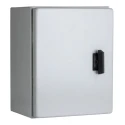 Schneider Electric Spacial CRN Series Steel Wall Box IP66 Grey 250 mm x 200 mm x 150 mm NSYCRN252150