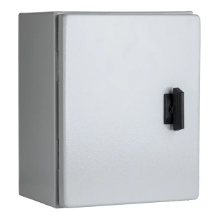 Schneider Electric Spacial CRN Series Steel Wall Box IP66 Grey 250 mm x 200 mm x 150 mm NSYCRN252150