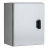 Schneider Electric Spacial CRN Series Steel Wall Box IP66 Grey 250 mm x 200 mm x 150 mm NSYCRN252150