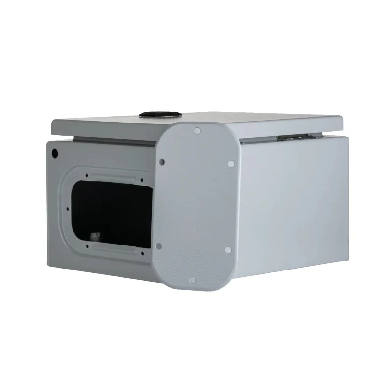 Schneider Electric Spacial CRN Series Steel Wall Box IP66 Grey 250 mm x 200 mm x 150 mm NSYCRN252150