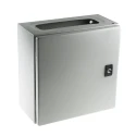Schneider Electric Spacial CRN Series Steel Wall Box Enclosure IP66 Grey 300mm x 300mm x 150mm NSYCRN33150