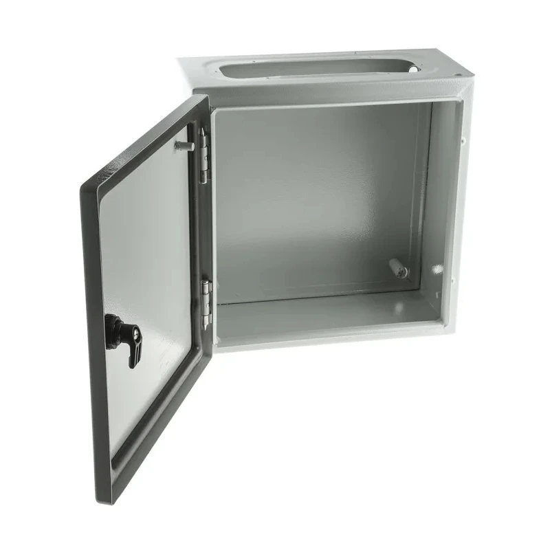 Schneider Electric Spacial CRN Series Steel Wall Box Enclosure IP66 Grey 300mm x 300mm x 150mm NSYCRN33150