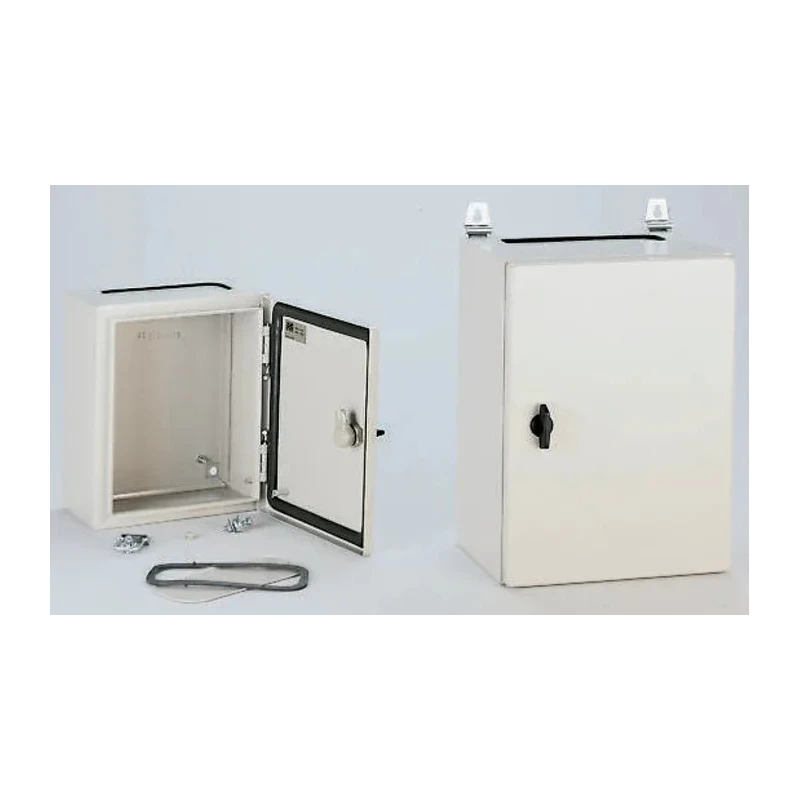 Schneider Electric Spacial CRN Series Steel Wall Box Enclosure, IP66, IK10, 800 mm x 800 mm x 200 mm NSYCRN88200