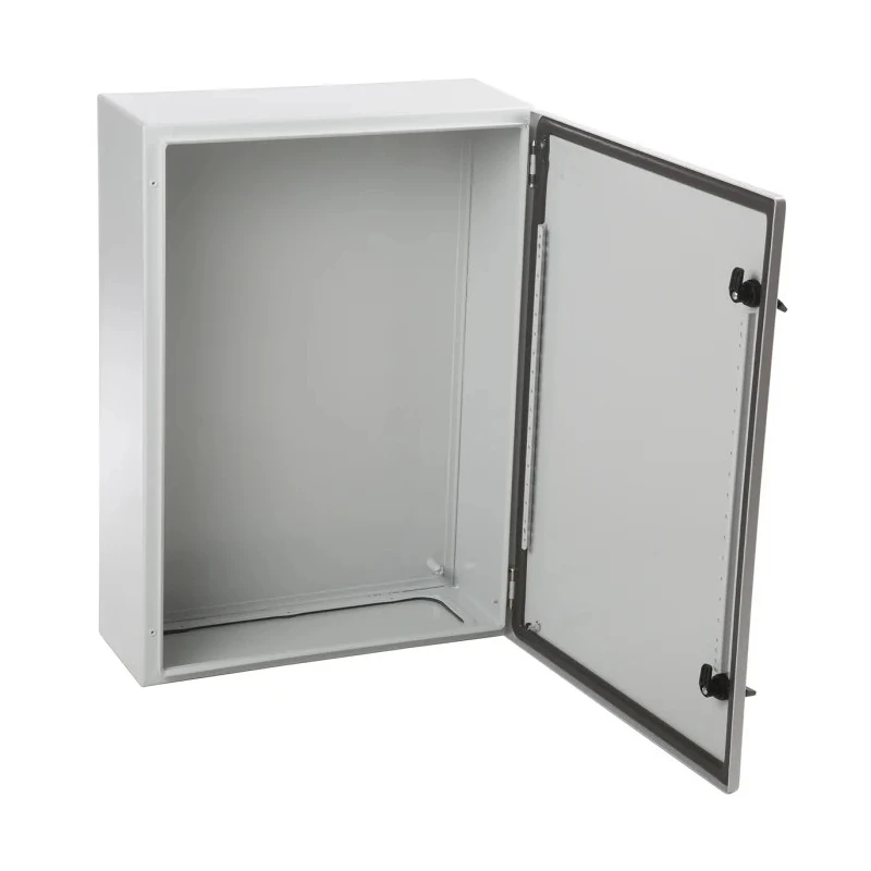 Schneider Electric Spacial CRN Series Steel Wall Box Enclosure, IP66, IK10, 700 mm x 500 mm x 200 mm NSYCRN75200