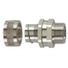 HellermannTyton Nickel Brass Conduit Fitting 20 mm Nominal Size M20 Thread IP54 Rating 166-31104 PCS20-SM-M20-NPB/PS-SR