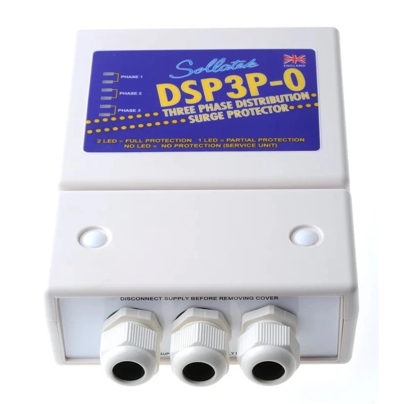 Sollatek Voltage Suppressor 415V 3-Phase Wall Mount DSP Series 93000200
