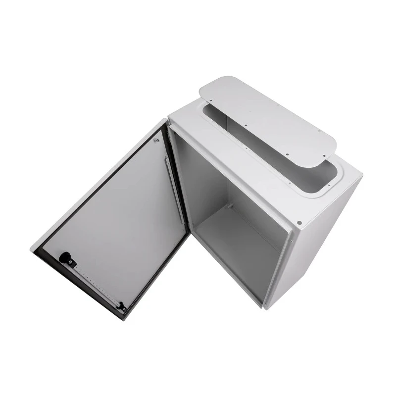 Schneider Electric Spacial CRN Series Steel Wall Box Enclosure IP66 Grey 700mm x 500mm x 250mm NSYCRN75250