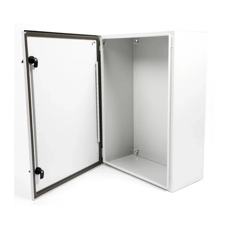 Schneider Electric Spacial CRN Series Steel Wall Box Enclosure IP66 Grey 700mm x 500mm x 250mm NSYCRN75250