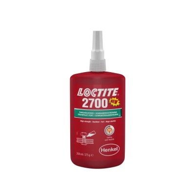 Loctite 2700 High-Strength Green Threadlocking Adhesive 250 ml Bottle 24 h Cure Time 1948761