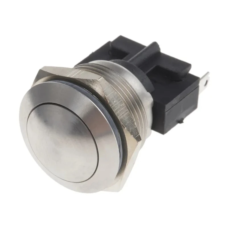 Bulgin Push Button Switch Momentary Panel Mount 19.2 mm Cutout SPST IP66 MP0031/3