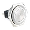 Bulgin Stainless Steel Vandal Resistant Momentary Push Button Switch, Panel Mount, 25.8 mm Cutout, SPST, IP66 Rated MP0027