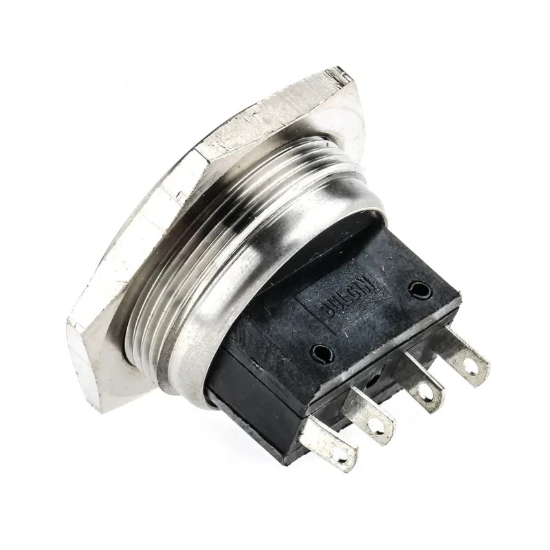 Bulgin Stainless Steel Vandal Resistant Momentary Push Button Switch, Panel Mount, 25.8 mm Cutout, SPST, IP66 Rated MP0027