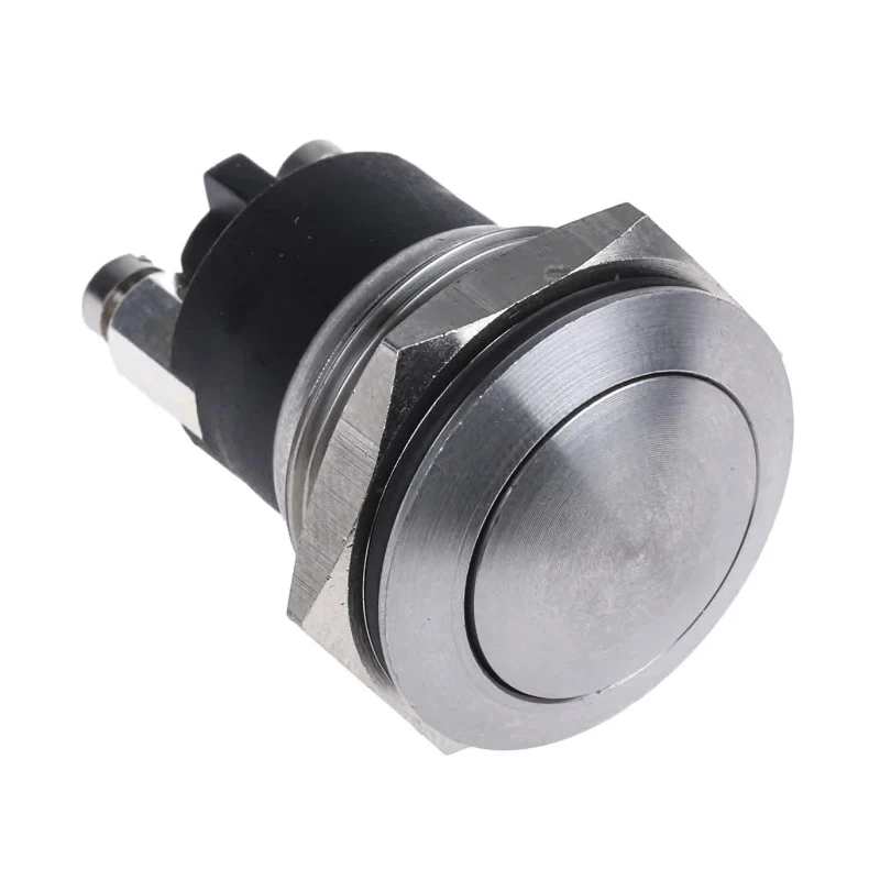 Bulgin Push Button Switch Momentary Panel Mount, SPST, 19.2 mm Cutout, IP68, 50 V DC/AC, 1A MP0037