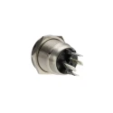 Bulgin Series Illuminated Push Button Switch, Momentary, Panel Mount, 19.2 mm Cutout, SPST, Green and Blue LED, IP66 MPI002