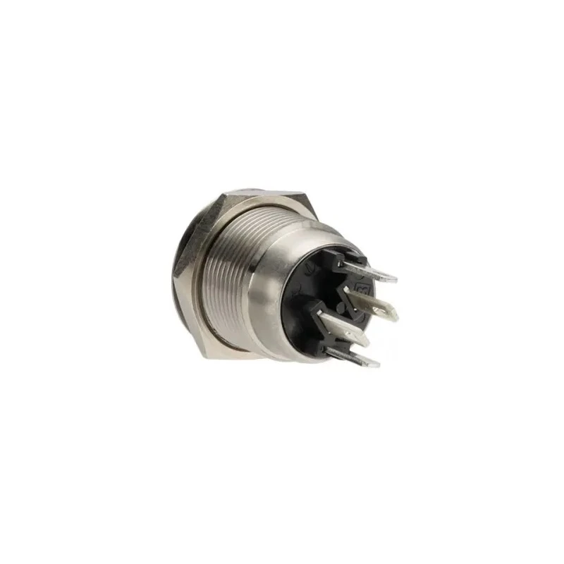 Bulgin Series Illuminated Push Button Switch, Momentary, Panel Mount, 19.2 mm Cutout, SPST, Green and Blue LED, IP66 MPI002
