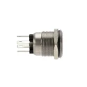 Bulgin Series Illuminated Push Button Switch, Momentary, Panel Mount, 19.2 mm Cutout, SPST, Green and Blue LED, IP66 MPI002
