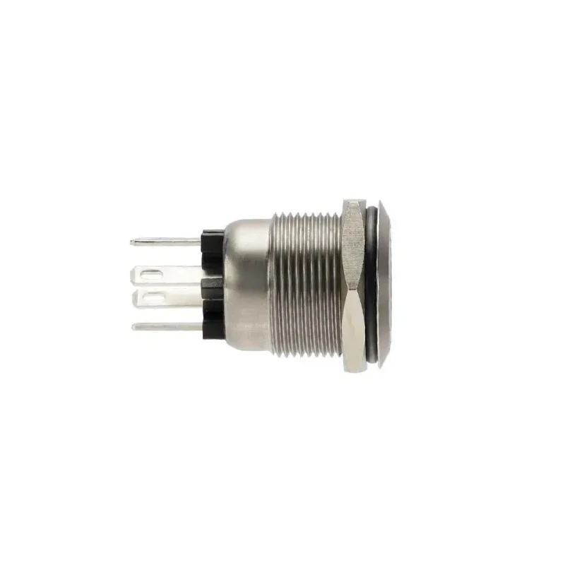 Bulgin Series Illuminated Push Button Switch, Momentary, Panel Mount, 19.2 mm Cutout, SPST, Green and Blue LED, IP66 MPI002