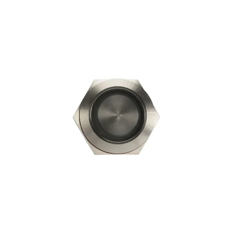 Bulgin MPI002 Series Illuminated Push Button Switch Momentary Panel Mount 19.2 mm Cutout SPST Green and Blue LED IP66 24V 