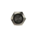 Bulgin Illuminated Push Button Switch Momentary SPST Panel Mount 19.2 mm Cutout Blue LED IP66 24 V dc MPI002