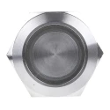 Bulgin Illuminated Push Button Switch Momentary SPST Panel Mount 19.2 mm Cutout Blue LED IP66 24 V dc MPI002