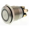 Bulgin Stainless Steel Vandal Resistant Illuminated Momentary Push Button Switch Panel Mount SPST Green Red LED IP66 MPI002