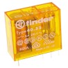 Finder Power Relay, DPDT, 12V AC Coil Voltage, 8A Switching Current, Silver Alloy Contacts, PCB Mount 40.52.8.012.0000