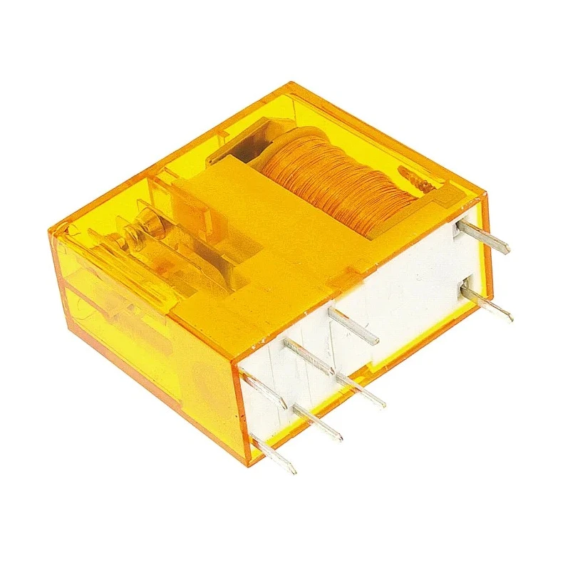 Finder Power Relay, DPDT, 12V AC Coil Voltage, 8A Switching Current, Silver Alloy Contacts, PCB Mount 40.52.8.012.0000