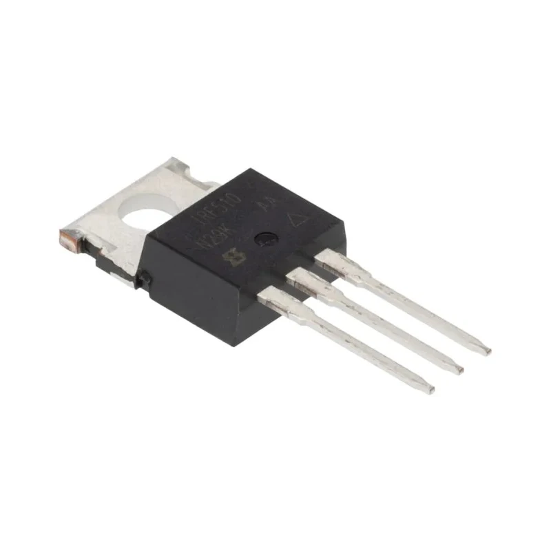 Vishay IRF510 N-Channel Power MOSFET, 5.6 A, 100 V Enhancement Mode, 3-Pin TO-220AB Package IRF510PBF