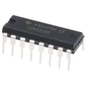 Texas Instruments Multiplexer, 2 CMOS Dual 4:1, Multiplexer Demultiplexer, 16-Pin PDIP CD4052BE