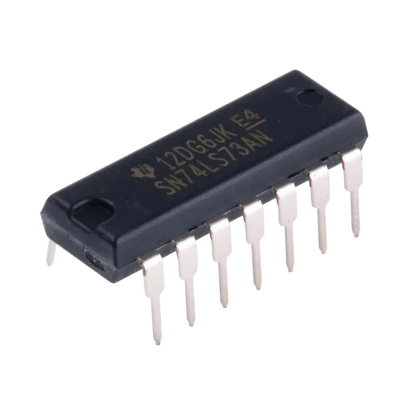 Texas Instruments 2 Flip Flop IC LS Logic Family, Through Hole Mount, 14-Pin PDIP SN74LS73AN