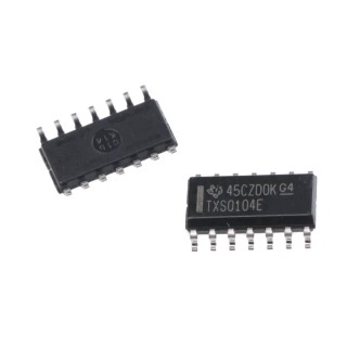 Texas Instruments Voltage Level Shifter 4-Channel Bi-Directional Translator 14-Pin SOIC TXS0104ED