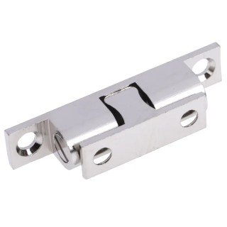 Steinbach & Vollman Nickel Brass Double Ball Catch, 50mm Length, 9.5mm Width, Model 341-0343