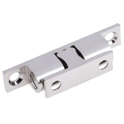Steinbach & Vollman Nickel Brass Double Ball Catch, 50mm Length, 9.5mm Width, Model 341-0343