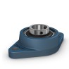 SKF 2-Bolt Flange Bearing Unit Cast Iron 15 mm ID, Length 98.5 mm FYTB 15 TF