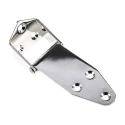 ROCA Stainless Steel Hatch Hinge, Fixed Pin, Screw Fixing, 40 mm x 137 mm x 2.5 mm 44 17 33