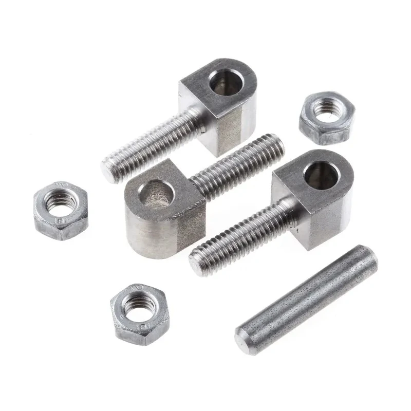 Pinet Steel Block Hinge, Bolt-On Fixing, 36mm Length x 12mm Width x 12mm Thickness 407-7256