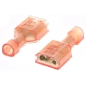 TE Connectivity Ultra-Fast .250 Red Insulated Female Spade Connector Crimp 6.35 x 0.81 mm 2-520184-4