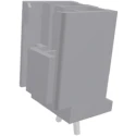 TE Connectivity AMP Universal Power Series Straight Through Hole PCB Header 3 Contacts 3.96 mm Pitch 1 Row 176976-1
