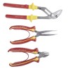 Facom 3-Piece 1000 V Insulated Plier Set Includes Cutters, Long Nose Pliers, Water Pump Pliers VE.A3