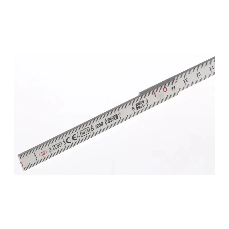 Wiha 1 m Fibreglass Reinforced Polyamide Folding Ruler Metric 27062