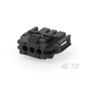 TE Connectivity Miniature Rectangular II Male PCB Connector Housing 4.19 mm Pitch 3 Way 1 Row Straight 1-640518-0