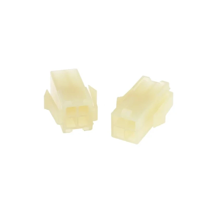 TE Connectivity Mini-Universal MATE-N-LOK Female Connector Housing 4 Way 2 Row 4.2 mm Pitch Panel Mount 172330-1