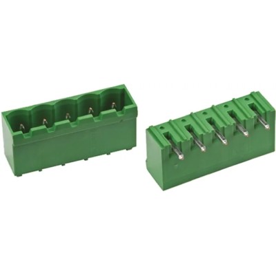 TE Connectivity Buchanan Series Pluggable Terminal Block 5-Contact 5.08 mm Pitch 1 Row 300V 15A 796638-5