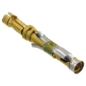 TE Connectivity Type III Series Female Crimp Terminal, Gold Plated Brass, 13A, 26 AWG Min to 20 AWG Max, Solder 66183-1