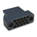 TE Connectivity M Male Connector Housing 3.81 mm Pitch 14 Way 3 Row Straight 201355-1