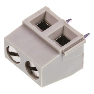 TE Connectivity Buchanan Series 2-Contact 5 mm Pitch 1 Row Male PCB Terminal Block 1546216-2