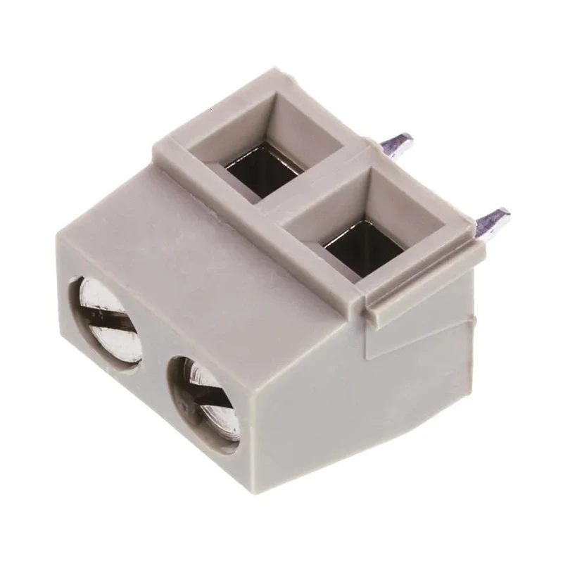TE Connectivity Buchanan Series PCB Terminal Block, 2-Contact, 5 mm Pitch, 1 Row, 13.5A, Polyamide Housing, Male 1546216-2